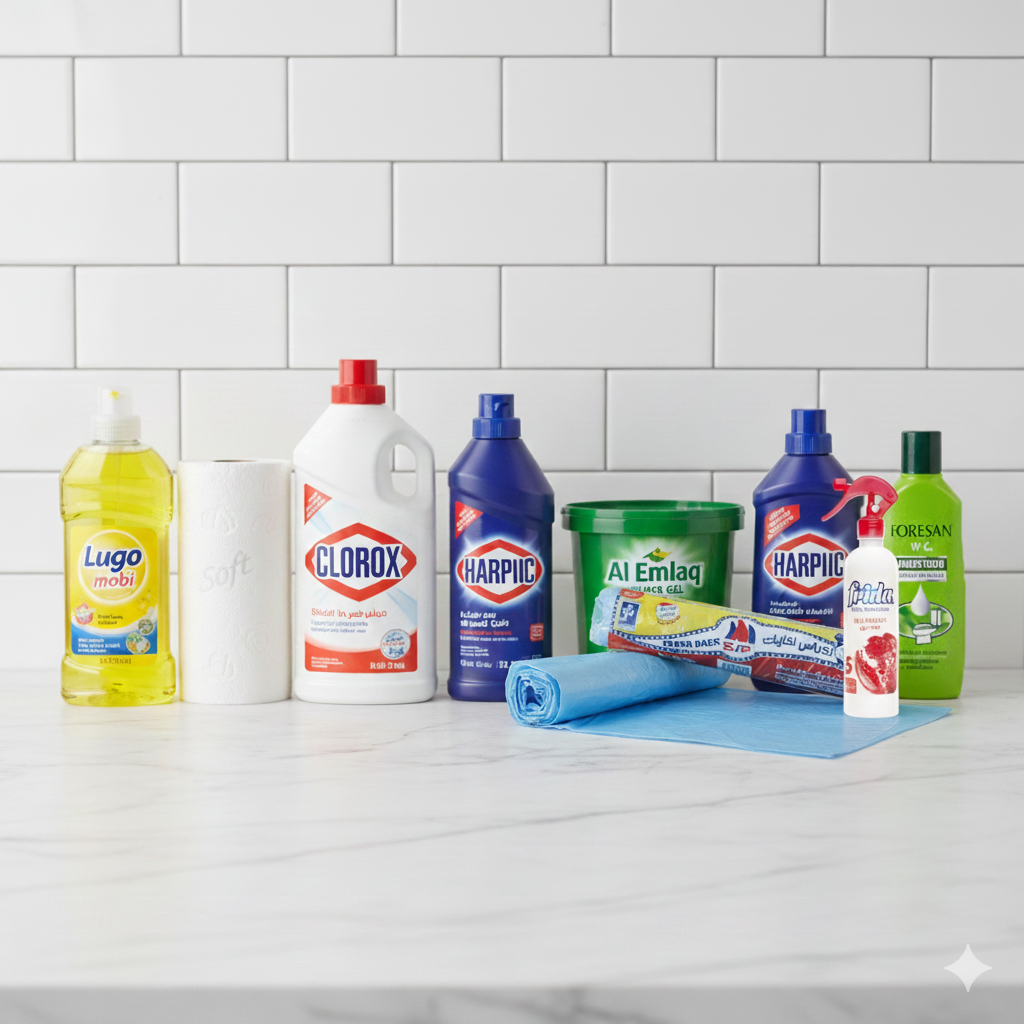 Cleaning supplies package